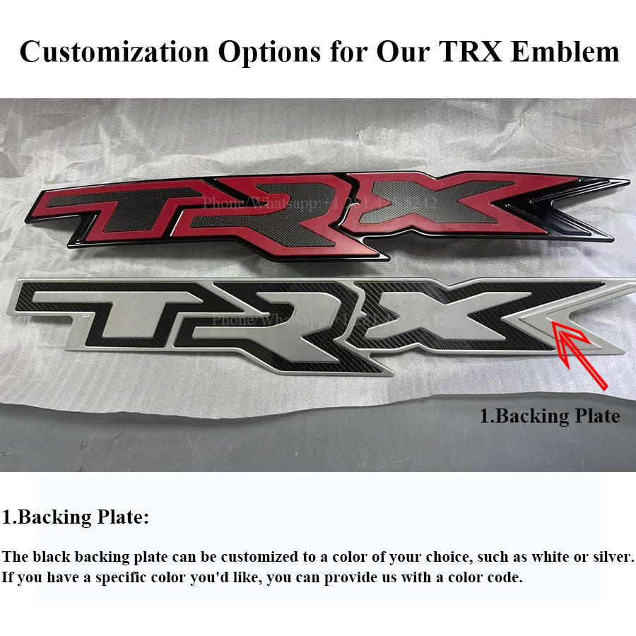 Custom Ram TRX Inserts Grille For Ram 1500 TRX (2021-2024) Ram 1500 RHO (2025)