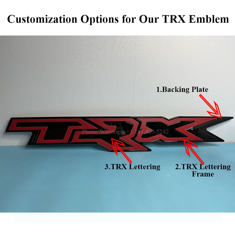 Custom Ram TRX Inserts Grille For Ram 1500 TRX (2021-2024) Ram 1500 RHO (2025)
