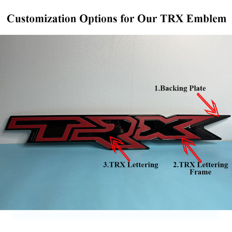 Custom Black Ram TRX Inserts Grille For Ram 1500 TRX (2021-2024) Ram 1500 RHO (2025)