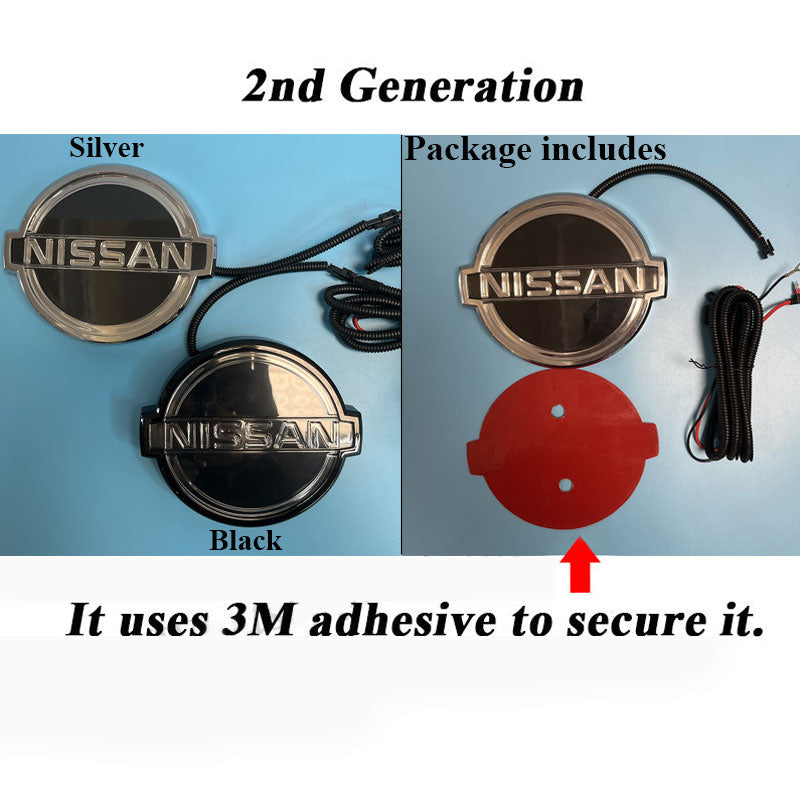 Dynamic Nissan Light up Emblem (Two Generations)