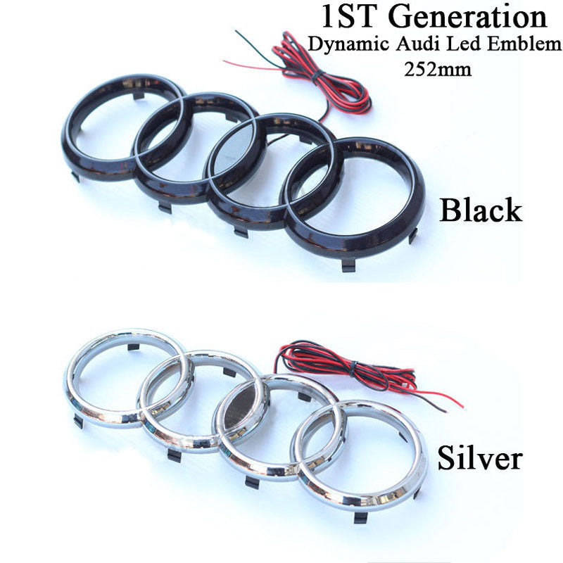 1ST Gene Dynamic Audi Led Emblem 252mm for A3/S3(2022-2025) A4/S4 A5/S5(2020-2025)