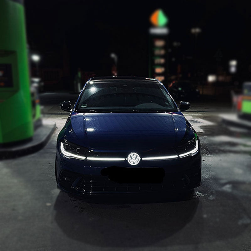 3.5th & 4th Gene VW Light up Emblem for POLO (2017-2025) (Compatible with ACC/radar for Emergency Braking)