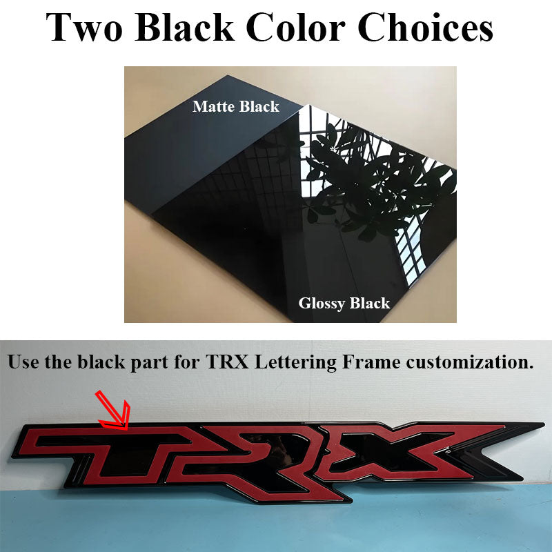 Custom Black Ram TRX Inserts Grille For Ram 1500 TRX (2021-2024) Ram 1500 RHO (2025)