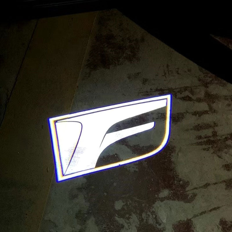 Custom Lexus New F Lettering Puddle Light for Lexus Series Cars
