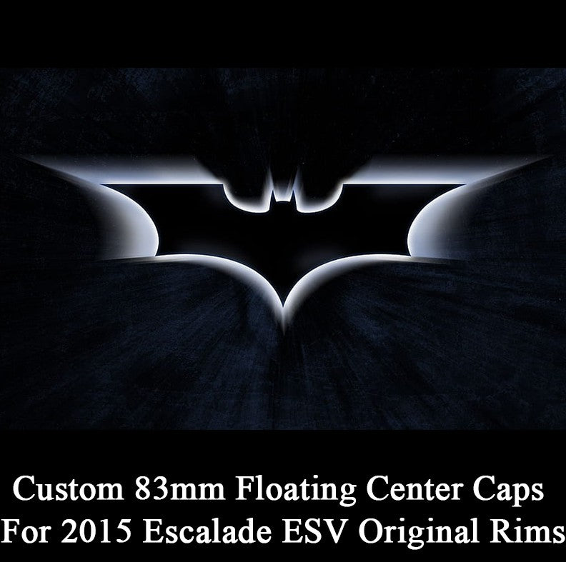 Custom 83mm Floating Center Caps for Escalade Original Rims (2015-2025)