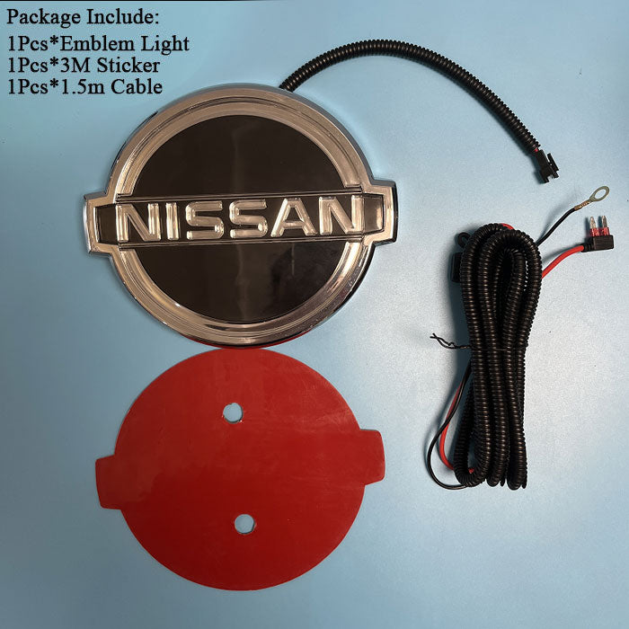 illuminated nissan emblem