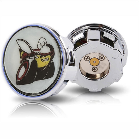 Custom Scatpack Bee Floating Center Caps for Stock Wheels or Aftermarket Wheels