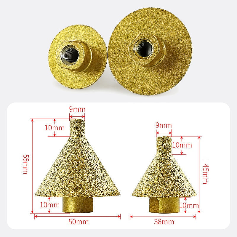 Diamond Beveling Chamfer Bit For Angle Grinders Punching Expanding Drill Bit