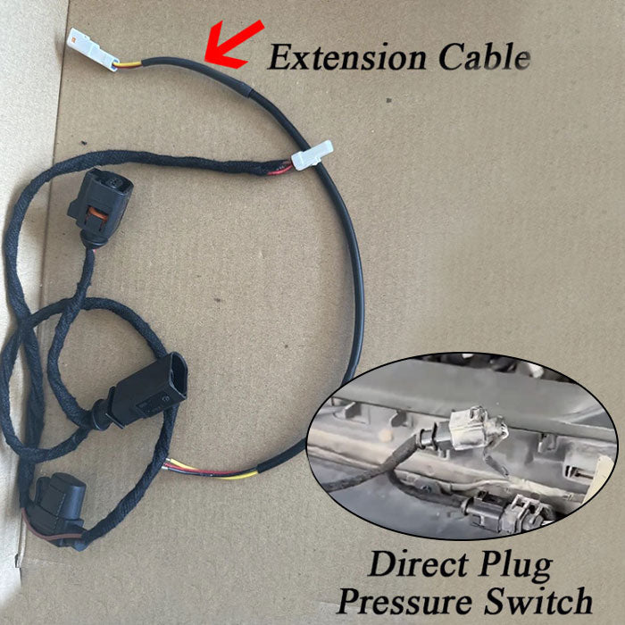 Direct Plug Pressure Switch for Audi LED Emblem Installation