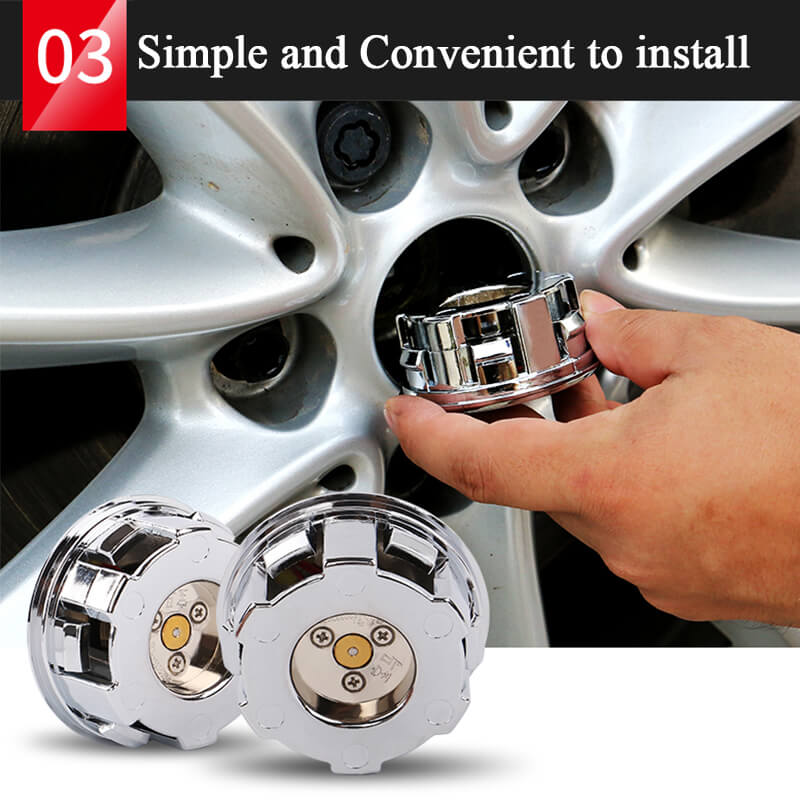 Custom floating center caps for Toyota GR Corolla Stock Wheels(4PCS)