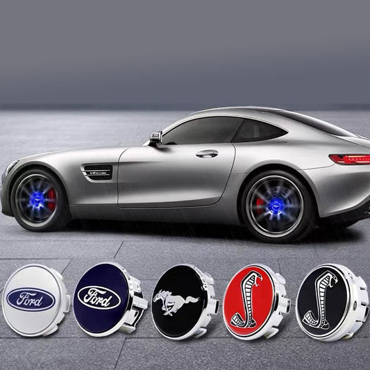 Mustang Floating Center Caps 54mm for Stock Rims (4Pcs)