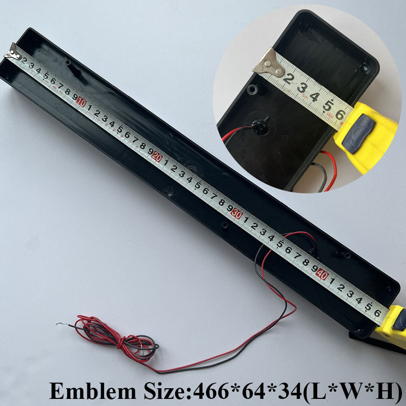 White Led Lighted Letters for Ram 1500 (2019-2025)