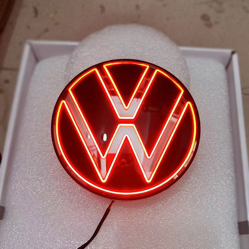 VW Rear Red Led Emblem (110mm/4.33inches)