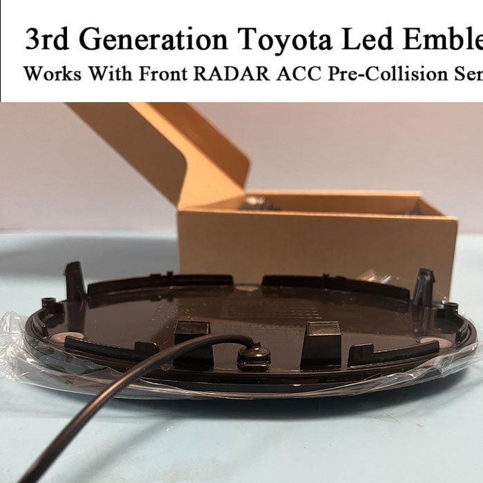 3rd Generation Toyota Led Emblem Works With Front RADAR ACC Pre-Collision Sensor