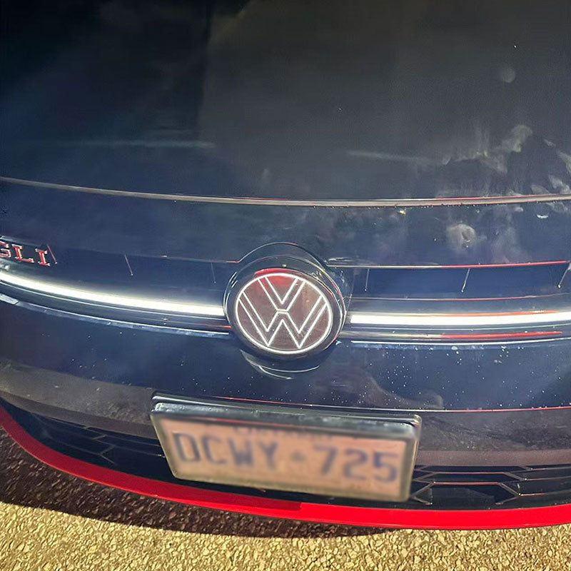 3.5th & 4th Gene Dynamic VW Light up Emblem for Golf MK7.5 (2016-2021) (Compatible with ACC/radar for Emergency Braking)