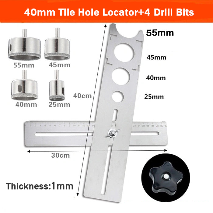 Adjustable Tile Hole Locator