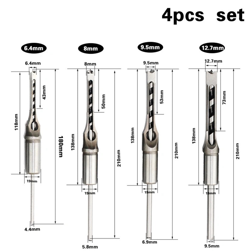 Square Hole Drill Bit