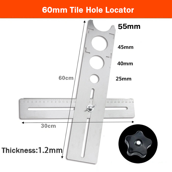 Adjustable Tile Hole Locator