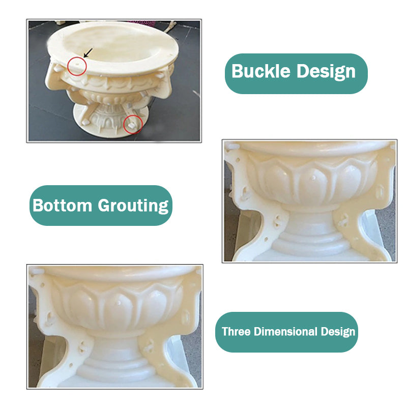 Concrete Planter Molds - European design