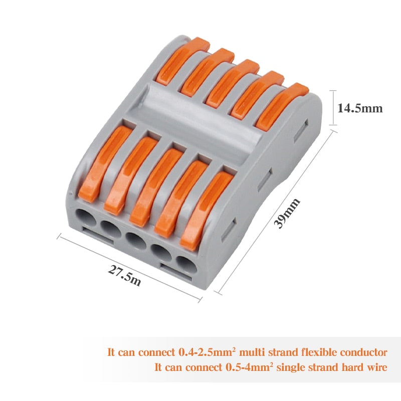 Universal Fast Wiring Cable Connectors