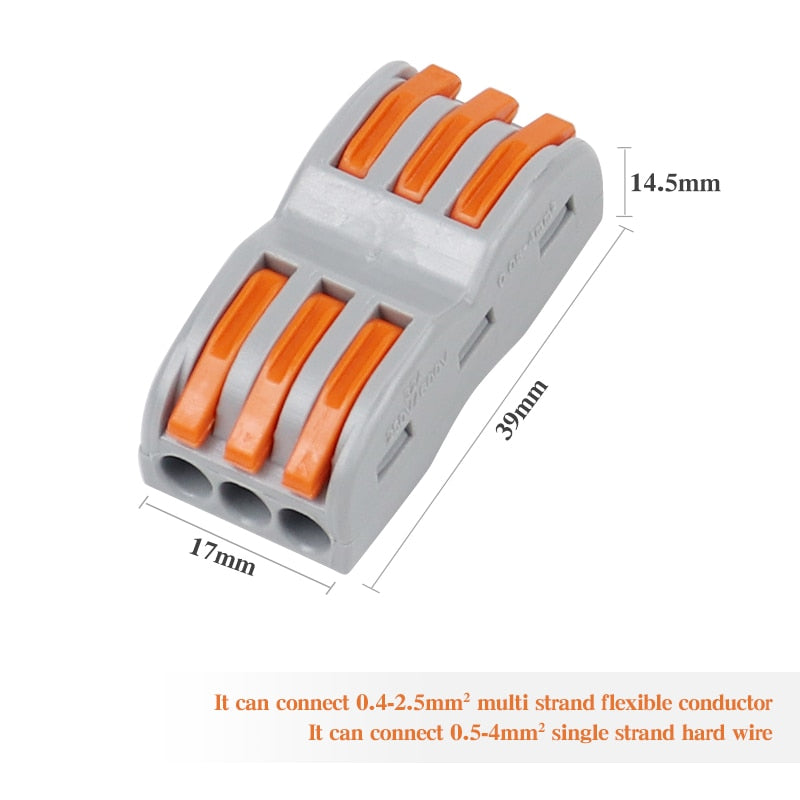 Universal Fast Wiring Cable Connectors