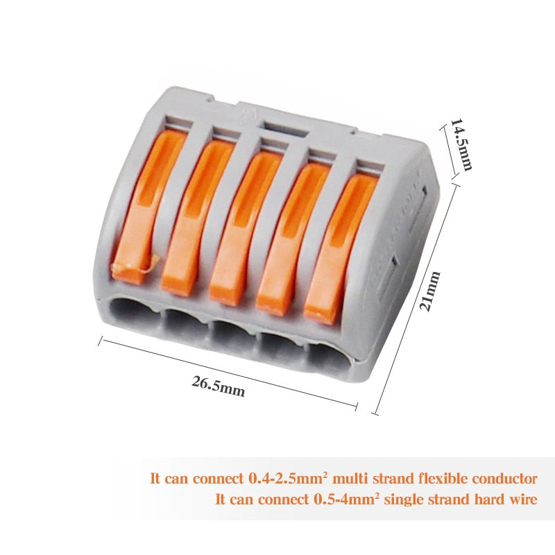 Universal Fast Wiring Cable Connectors
