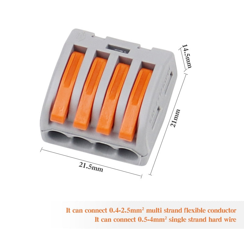 Universal Fast Wiring Cable Connectors