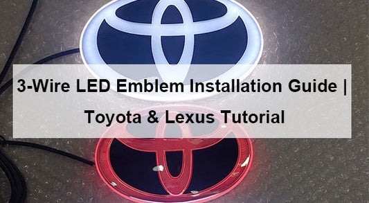 3-Wire LED Emblem Connection Tutorial