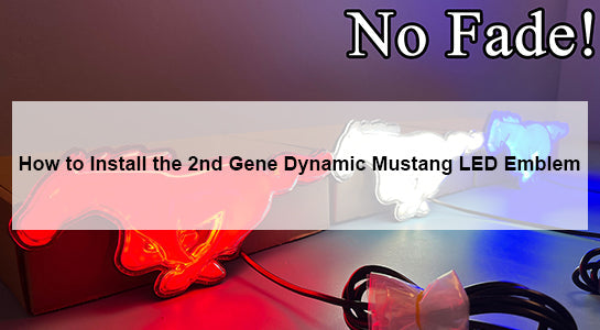 How to Install the Dynamic Mustang LED Emblem