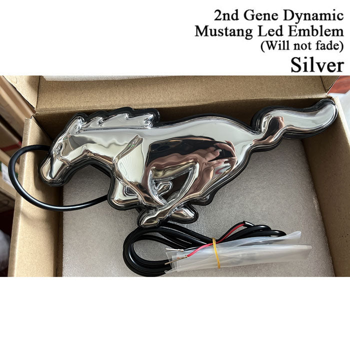 2nd Generation Dynamic Mustang Light up Emblem (Not Fade)