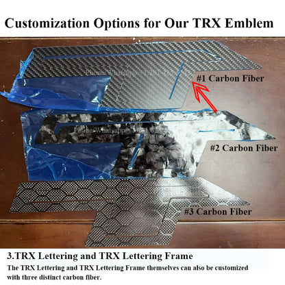 Custom Ram TRX Inserts Grille For Ram 1500 TRX (2021-2024) Ram 1500 RHO (2025)