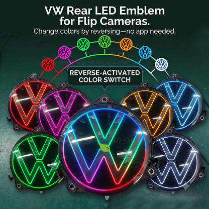 Multicolored VW Rear Led Emblem (RGB Style)