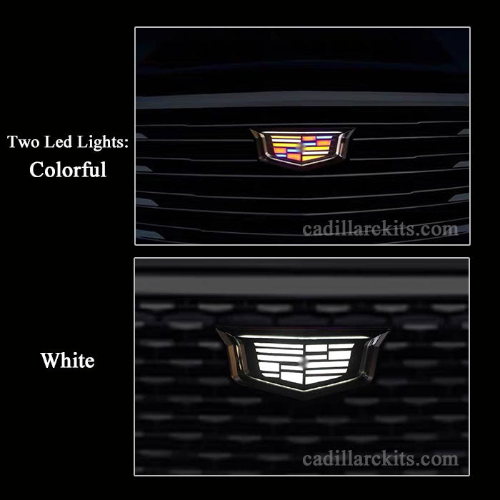 cadillac led emblem