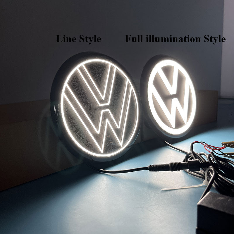 3rd Gene VW Light up Emblem for Tiguan (2018-2024) (Compatible with ACC/radar for Emergency Braking)