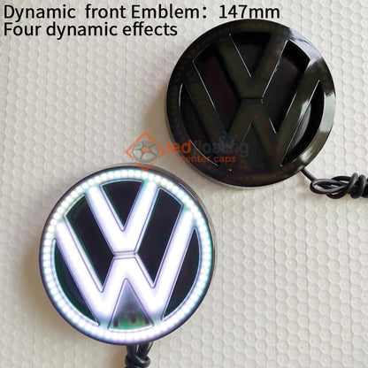 Dynamic VW Led Emblem Light 147mm for Passat (2012-2015) Tiguan (2012-2017) CC(2012-2017)