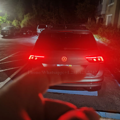 3rd Generation VW Rear Red Led Emblem for Touareg (2010-2026)
