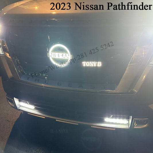 Dynamic Nissan Light up Emblem (Two Generations)