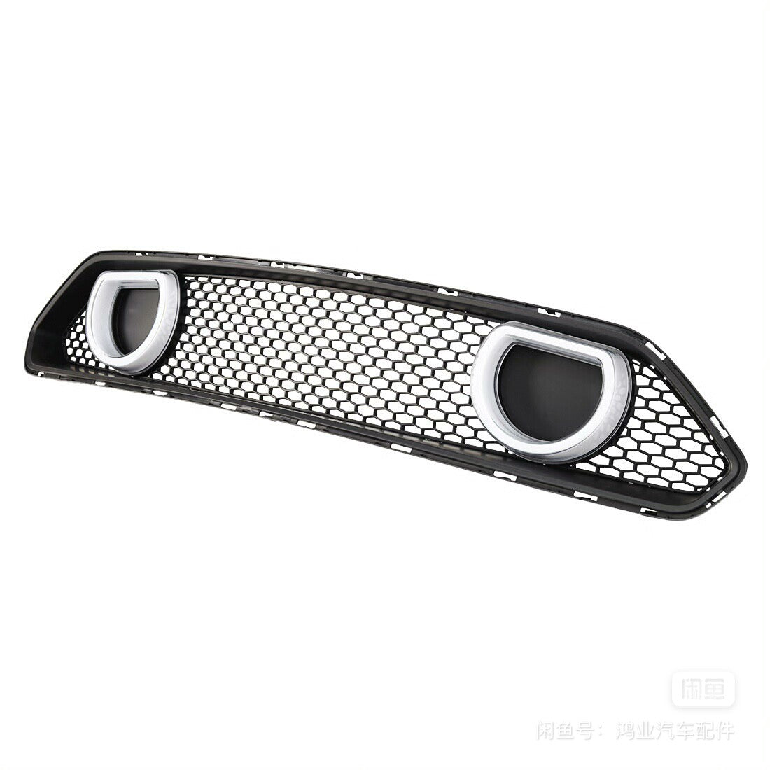 Mach 1 Style Front Bumper Grille for 2018-2023 Ford Mustang (w/ DRL &amp; Turn Signals)