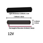 Custom LED Grille Light with Your Text — Universal Fit, 18cm (12V)