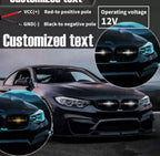 Custom LED Grille Light with Your Text — Universal Fit, 18cm (12V)