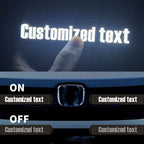 Custom LED Grille Light with Your Text — Universal Fit, 18cm (12V)