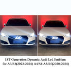 1ST Gene Dynamic Audi Led Emblem 252mm for A3/S3(2022-2024) A4/S4 A5/S5(2020-2025)