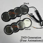 2nd Gene Dynamic Audi Led Emblem 252mm for A3/S3(2020-2024) A4/S4 A5/S5(2020-2025)