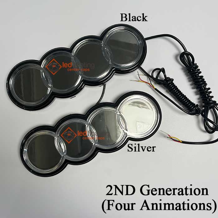 2nd Gene Dynamic Audi Led Emblem 252mm for A3/S3(2020-2024) A4/S4 A5/S5(2020-2025)