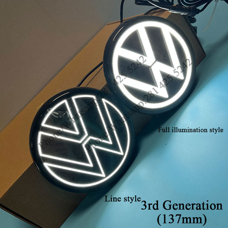 Dynamic VW Led Emblem Light (137mm)