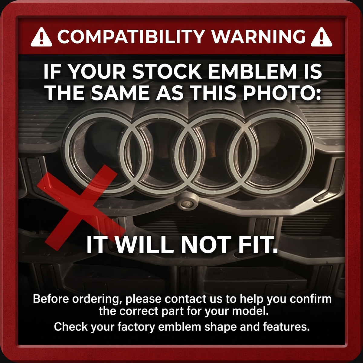 3rd Generation Audi Led Emblem for Q7 (2025-2026)