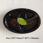 Black Toyota Emblem for Tacoma (2018-2019) Tundra(2018-2019) Land Cruiser (2019-2021)