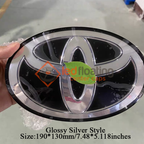 Black Toyota Emblem for Tacoma (2018-2019) Tundra(2018-2019) Land Cruiser (2019-2021)