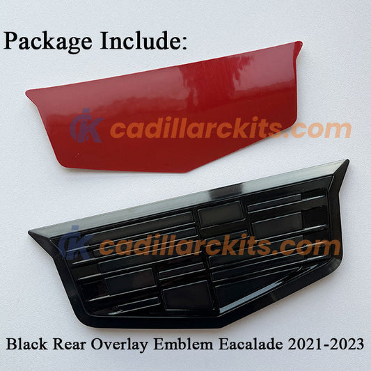 Dynamic Cadillac Escalade Light up Emblem 2021-2023 - Front and Rear