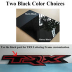 Custom Black Ram TRX Grille Emblem (TRX 2021–2024, RHO 2025)